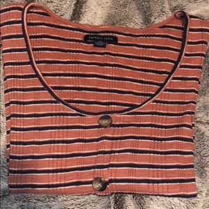 American Eagle Striped Tee